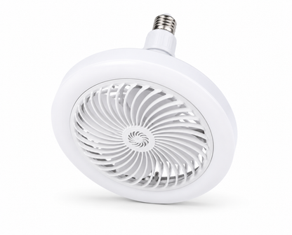 🌬️ AeroLight 2 en 1™ Foco LED + Ventilador con Control Remoto